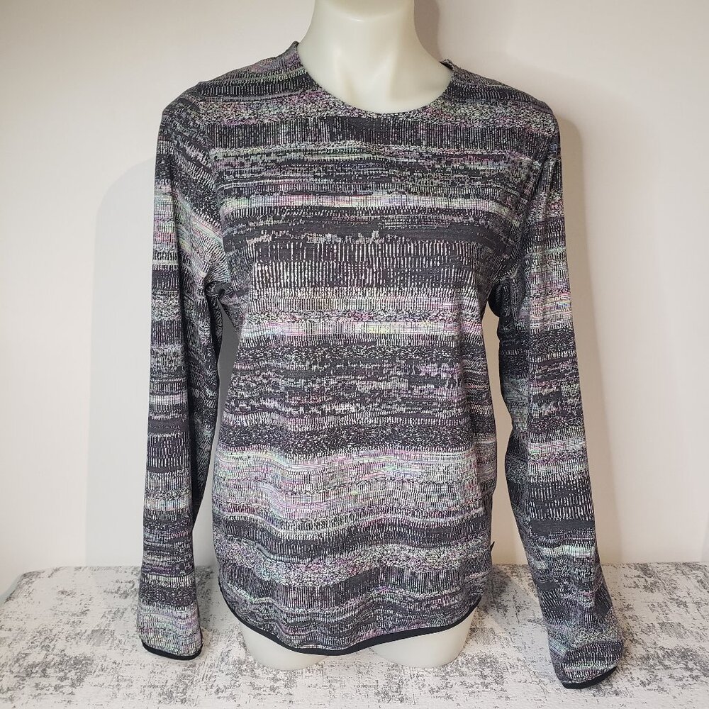 Grey Multi Unisex Static Sweatshirt Stretchy Long Sleeve 'Find The Answers'